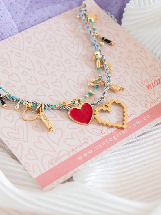 Collar Pixel Love