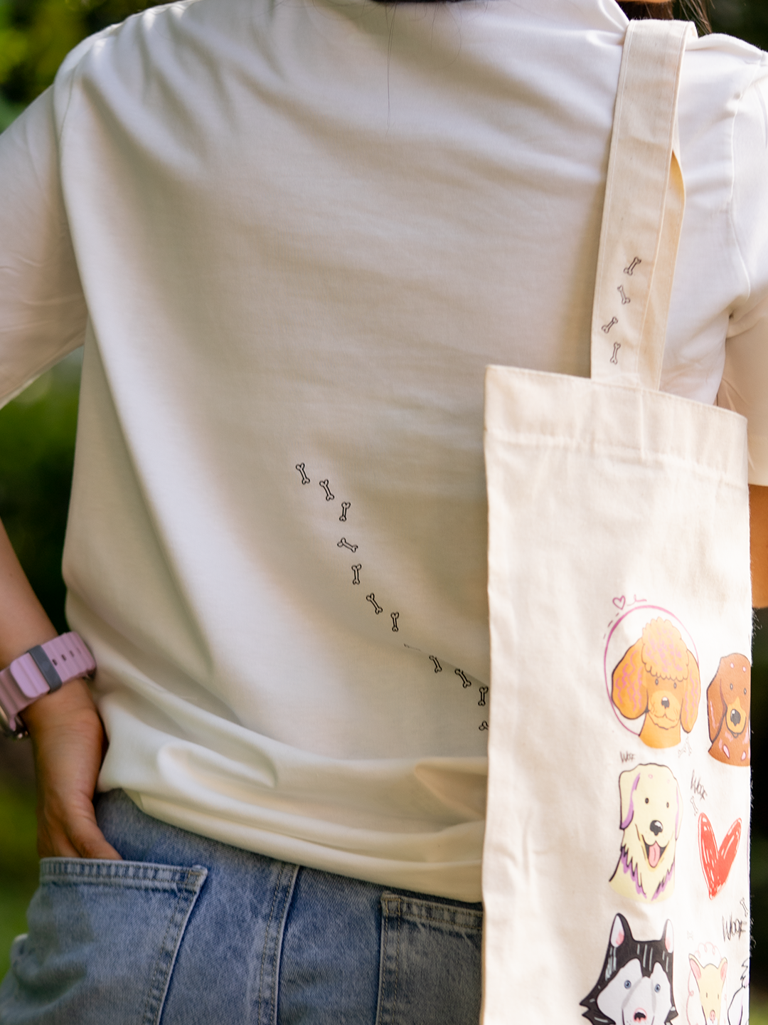 Camiseta Mujer Oversized Mi Humano y Yo