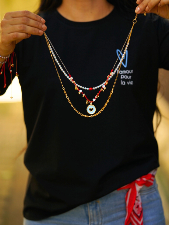 Pack X3 Collar Amour Bleu