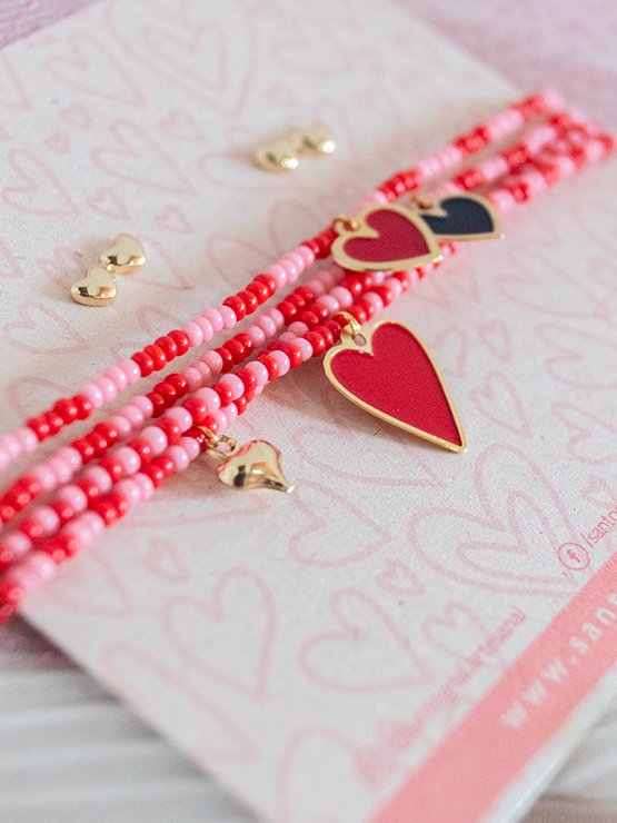 Set Manilla Corazoncitos Magicos