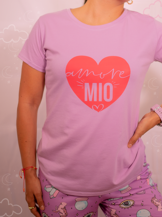 Pijama Pantalon Ojos Purple