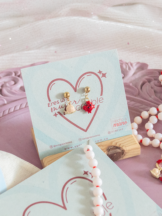 Aretes Cangrejo & Caracol