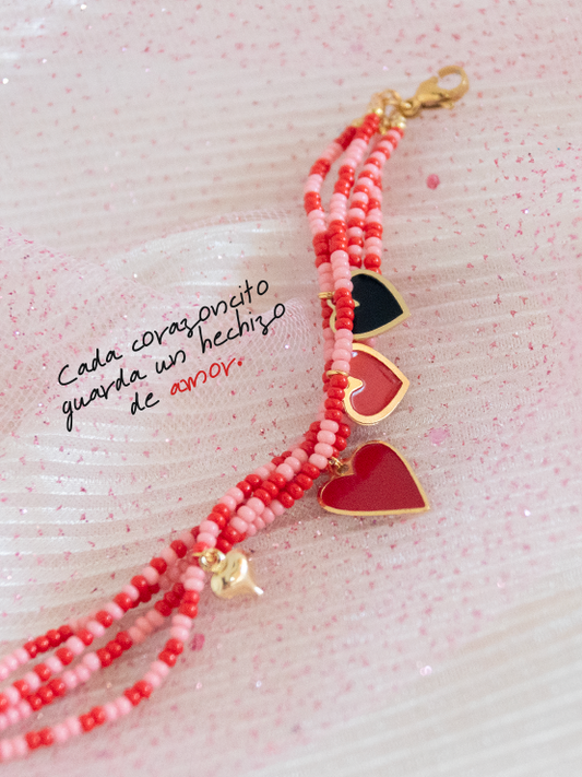 Set Manilla Corazoncitos Magicos