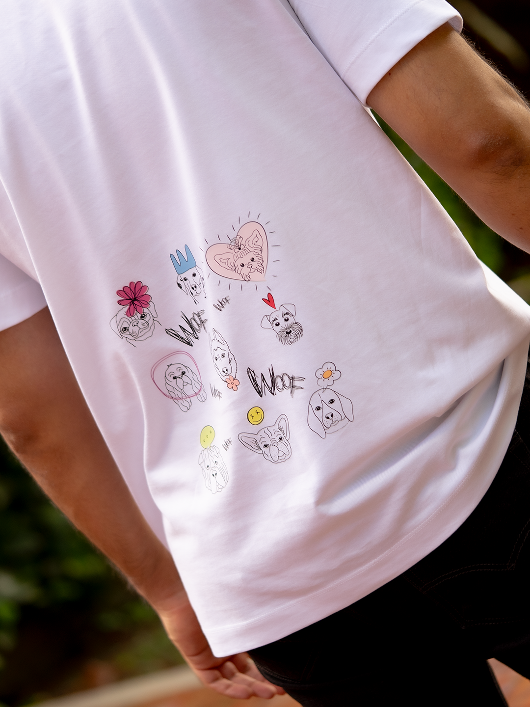 Camiseta Hombre Dog Vibes Only