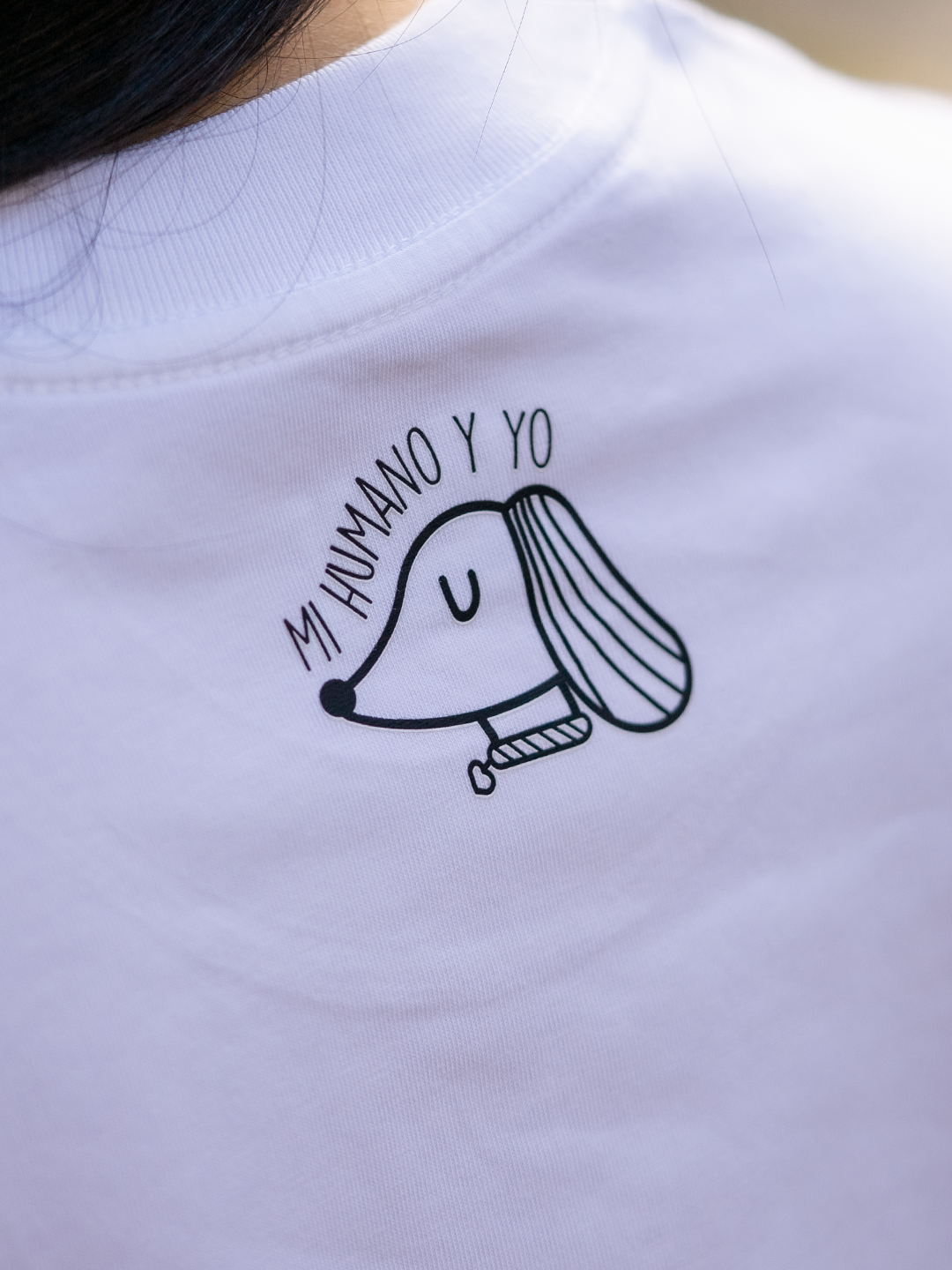 Camiseta Mujer Oversized Dog Vibes Only