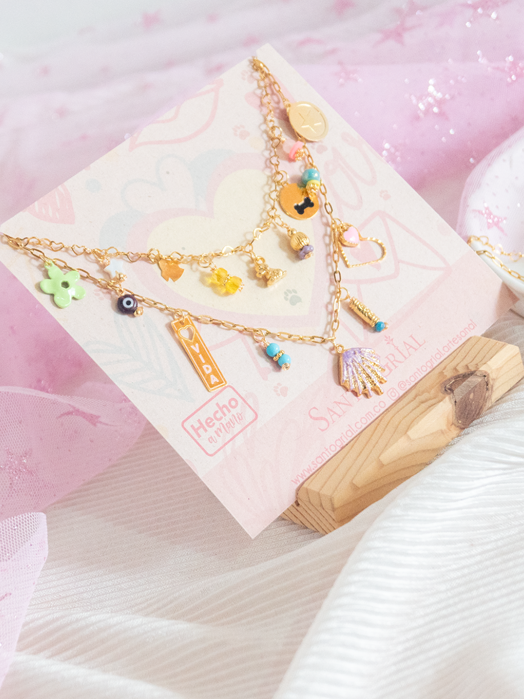 Collar Charms Mi Humano y Yo