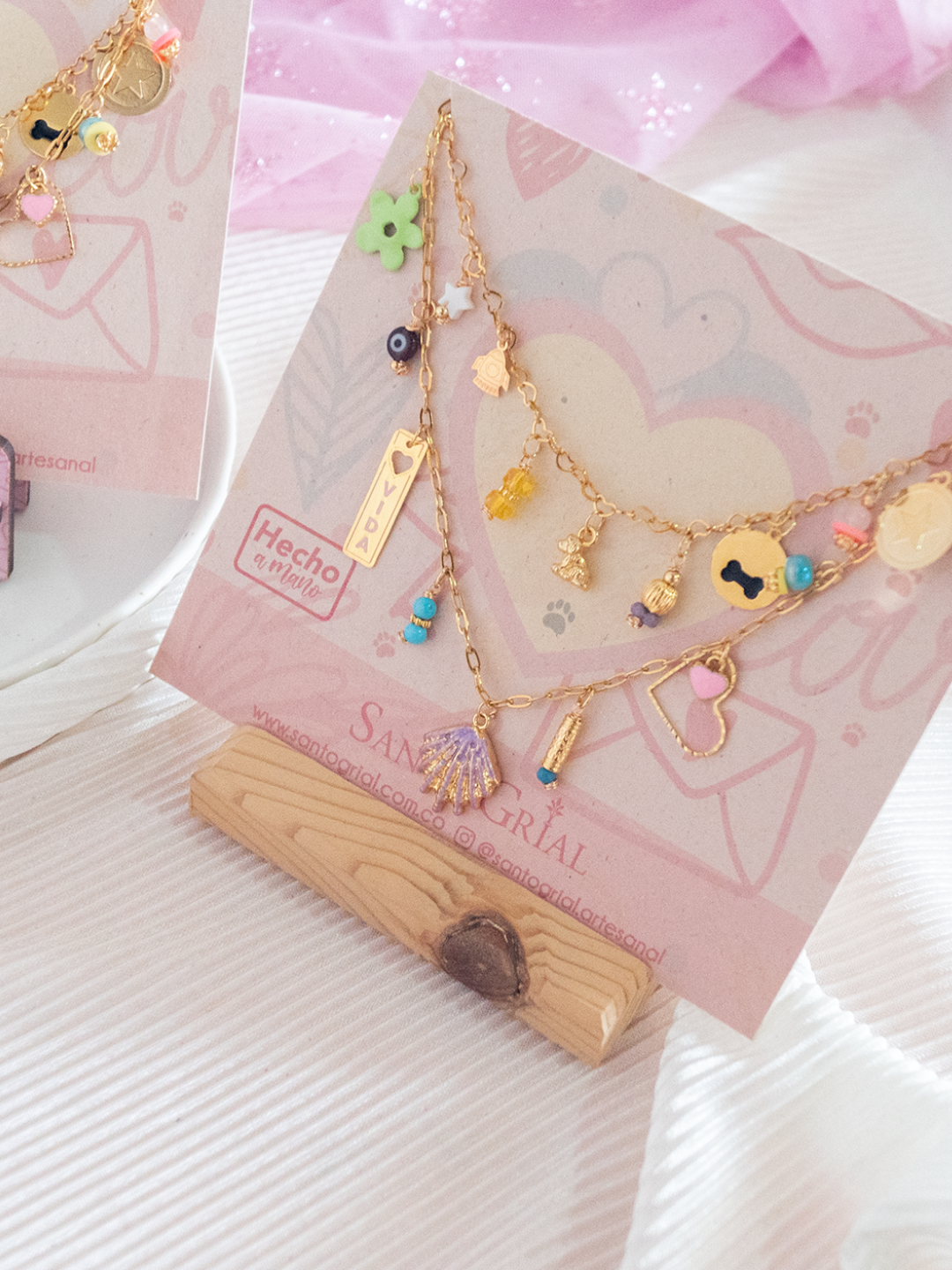 Collar Charms Mi Humano y Yo