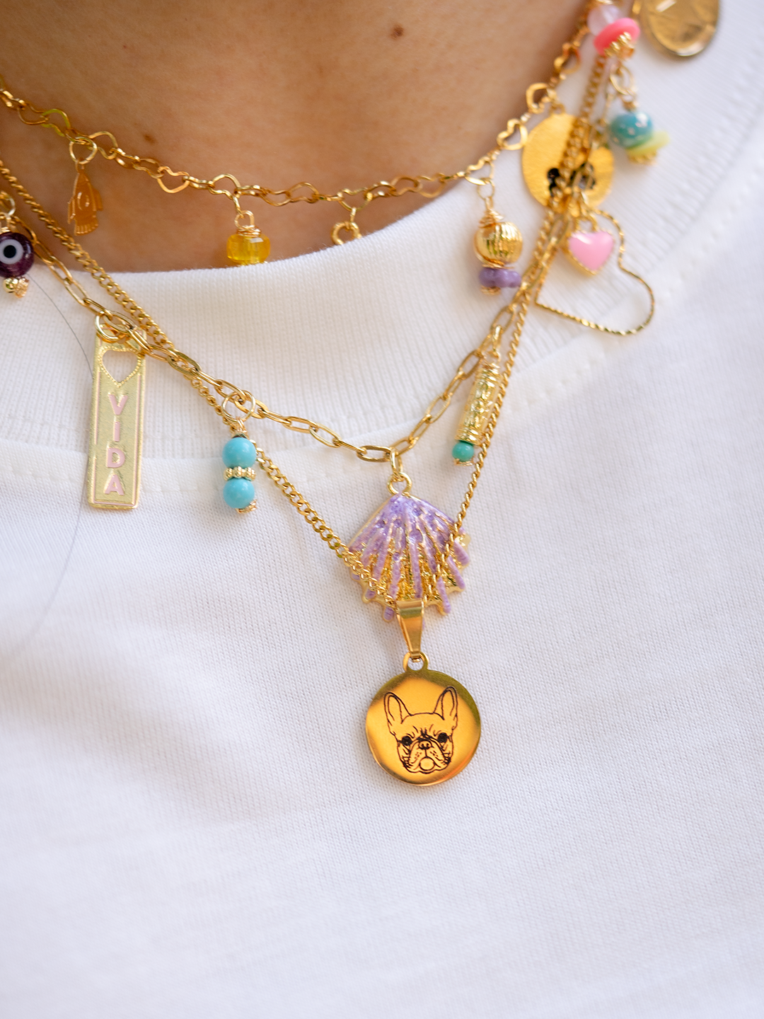 Collar Charms Mi Humano y Yo