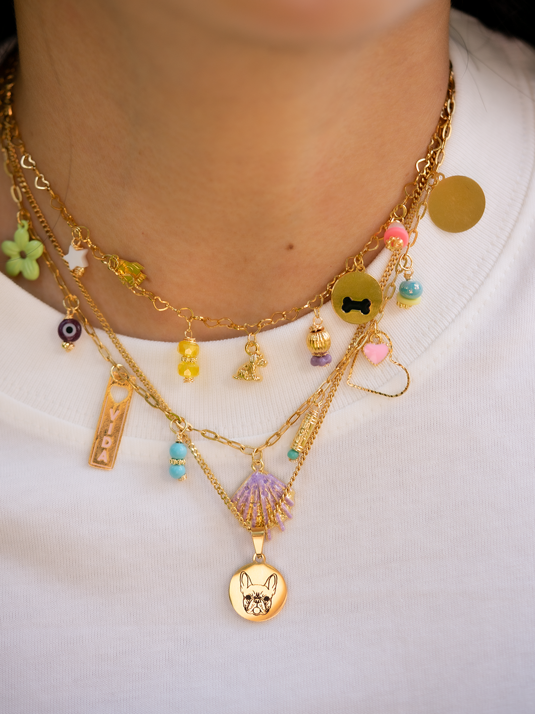 Collar Charms Mi Humano y Yo