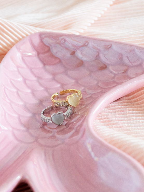 Anillo Corazón de Luna