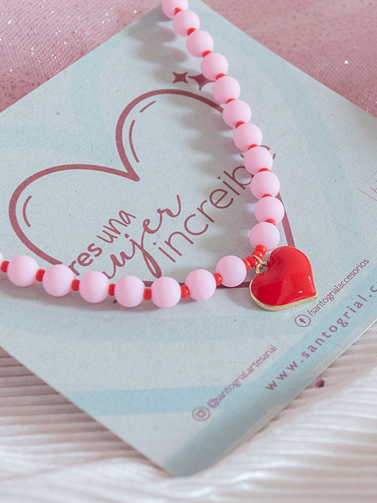 Collar Pink Corazón