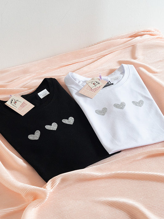 Camiseta Amor Plateado