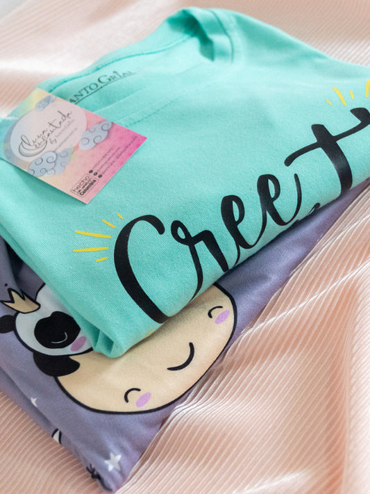 Pijama Pantalon Pandas Espaciales