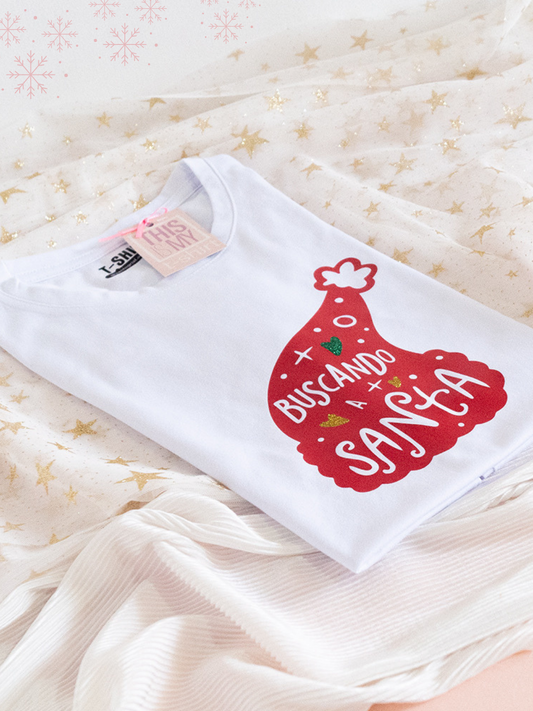 Camiseta Buscando a Santa