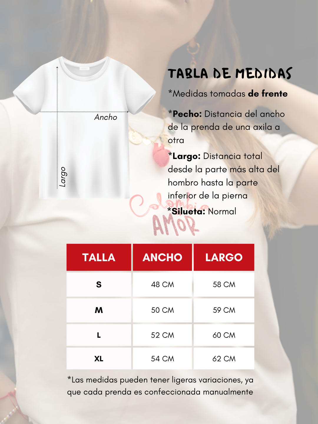 Kit Camiseta Colombia es Amor