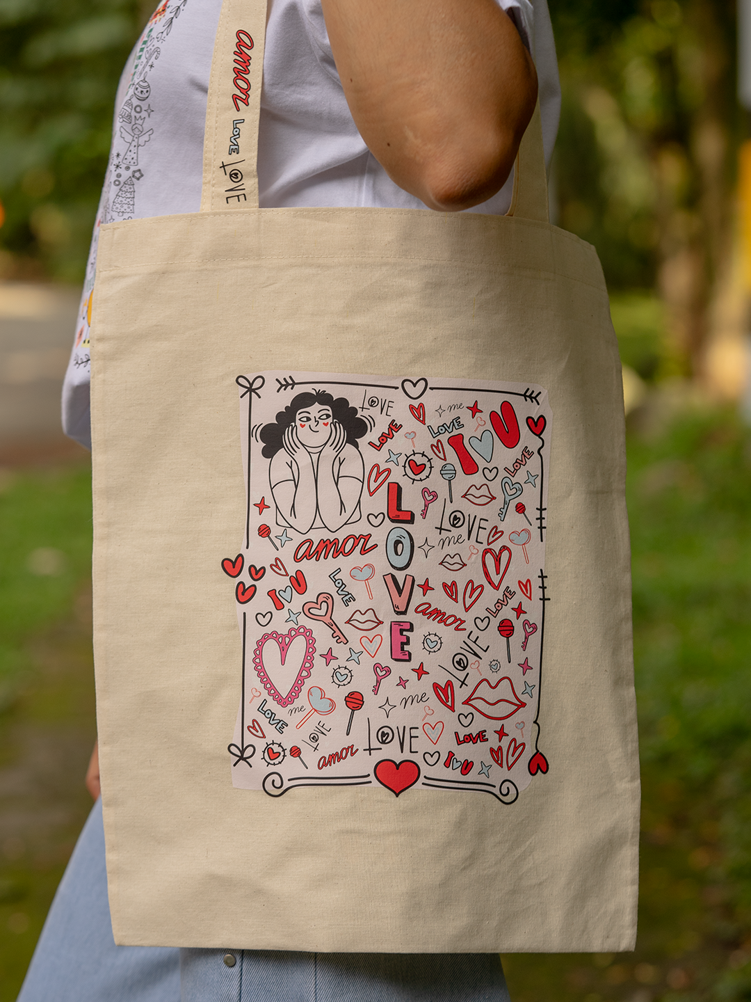 Tote Bag Amor Ilustrado