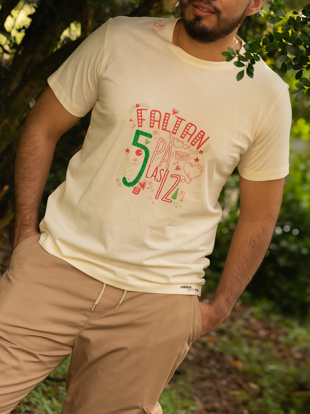 Camiseta Unisex Faltan 5 Pa las 12