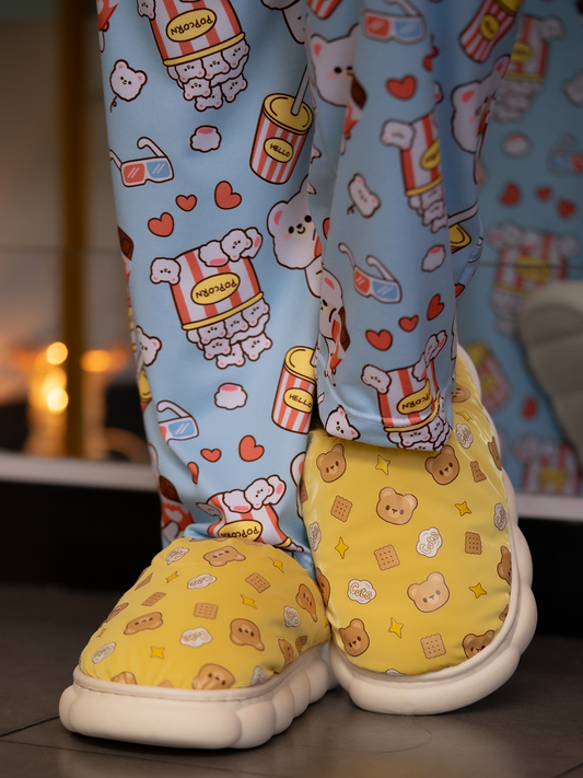 Babuchas Osito Galleta Yellow