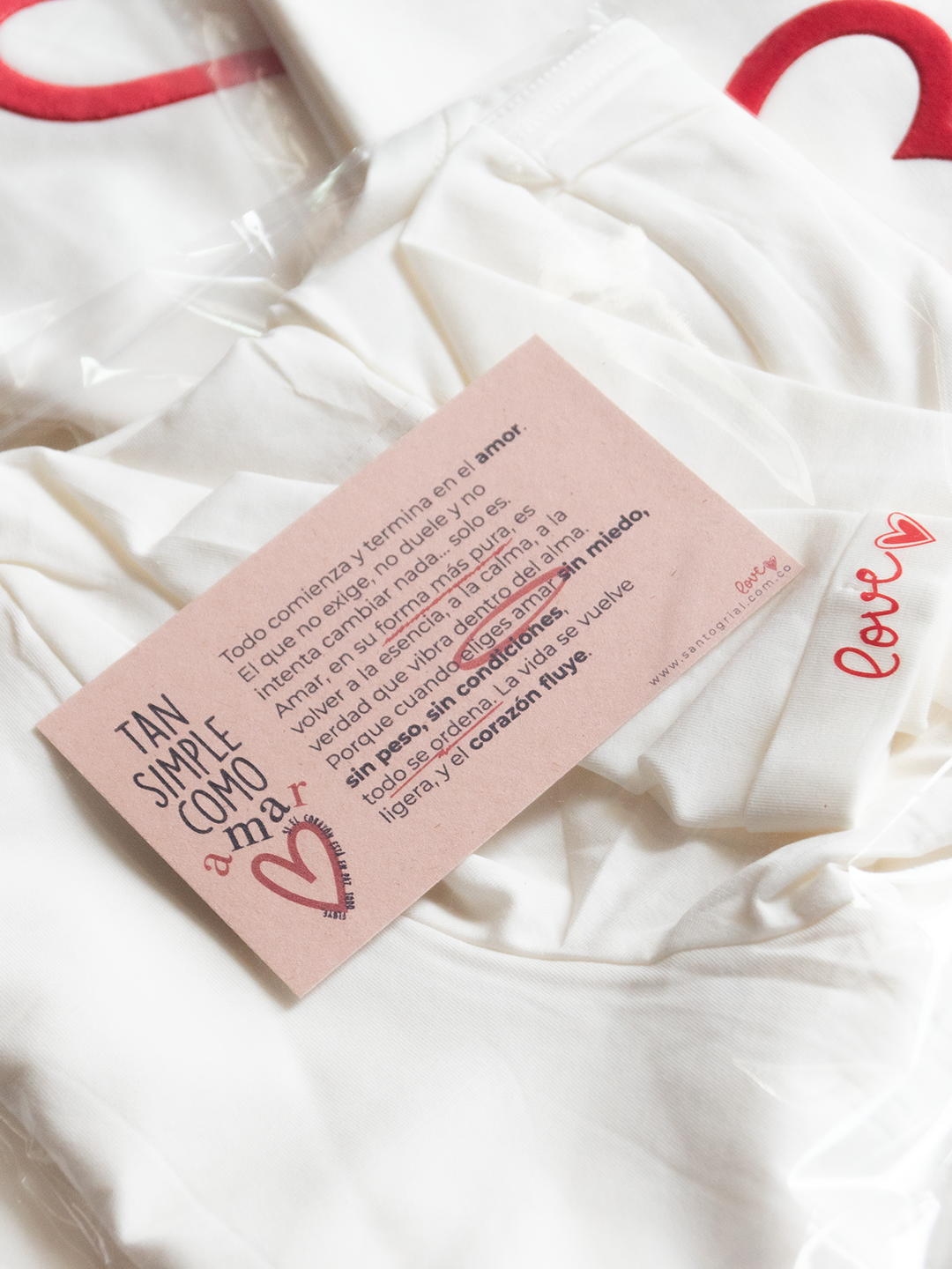 Camiseta Esencia de Amor