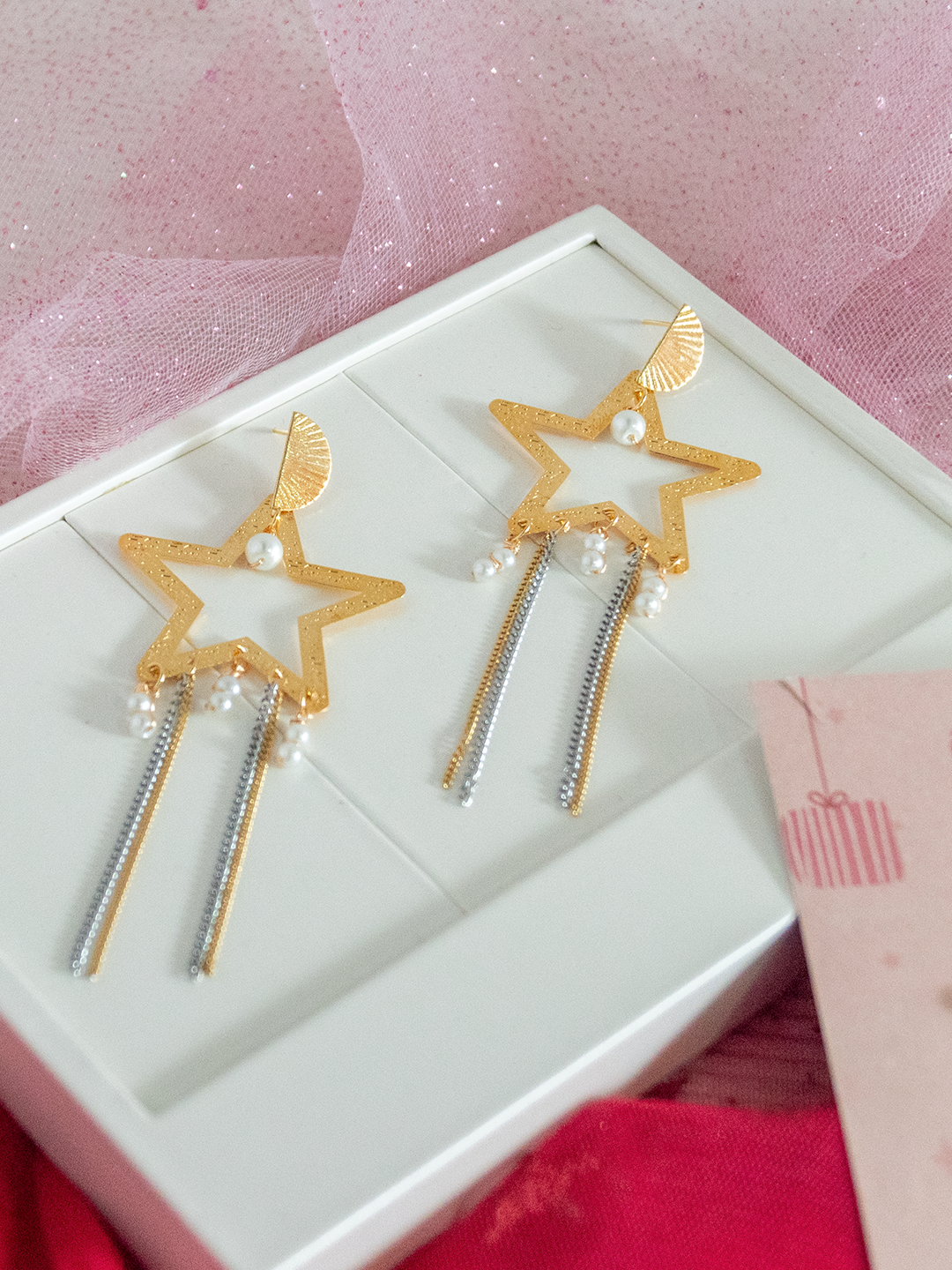 Aretes Estrella de Navidad