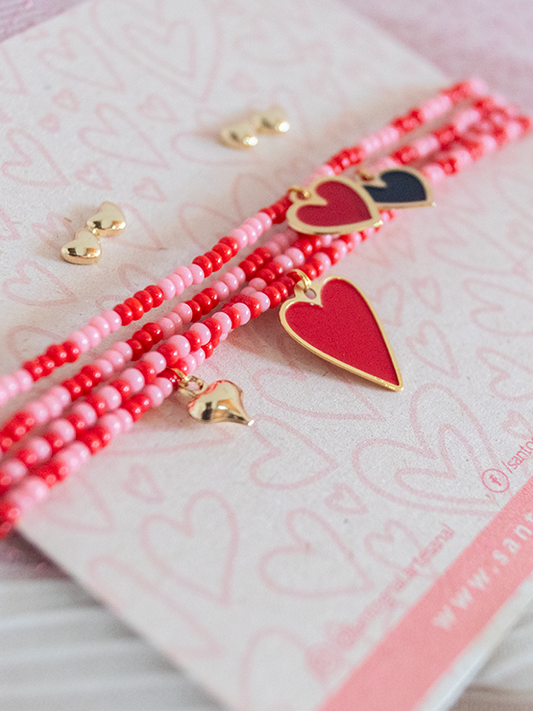 Set Manilla Corazoncitos Magicos