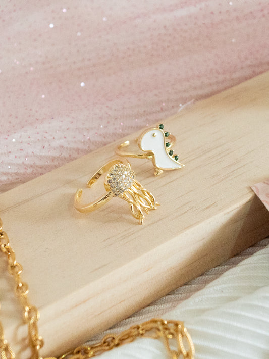 Anillo Tesoritos Del Mar y la Tierra