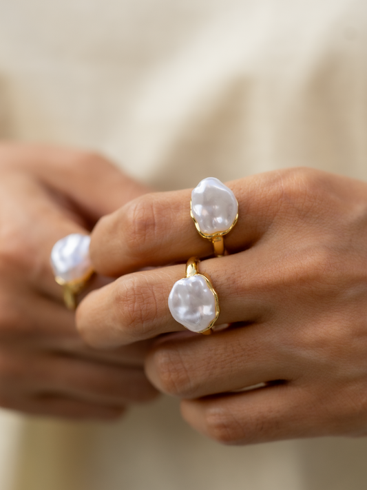 Anillo Perla Marina