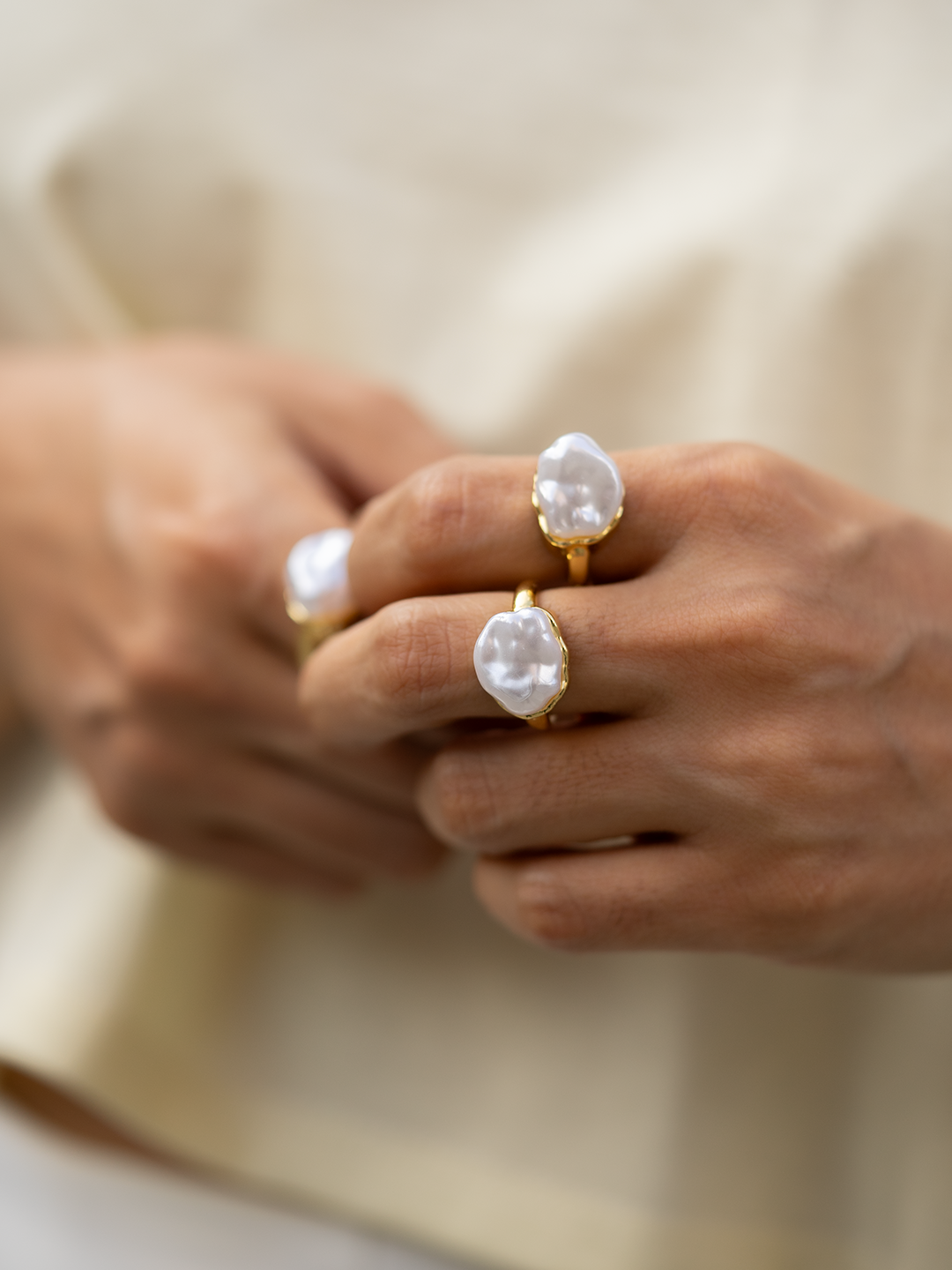 Anillo Perla Marina