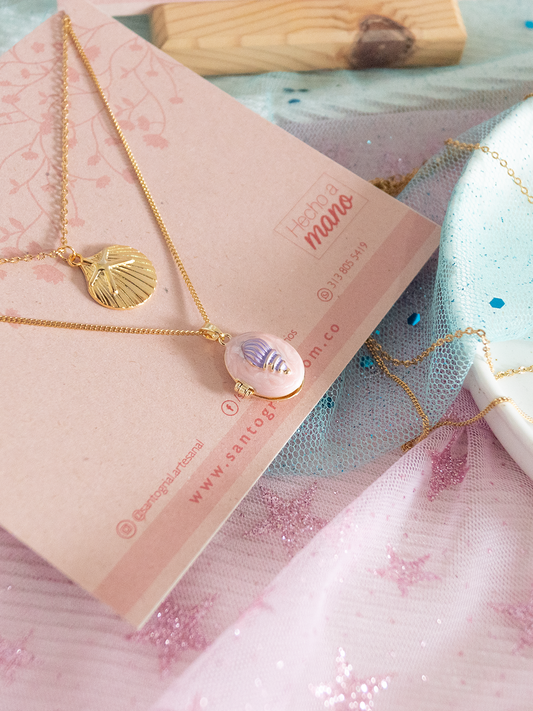 Pack Collar Amuleto Marino