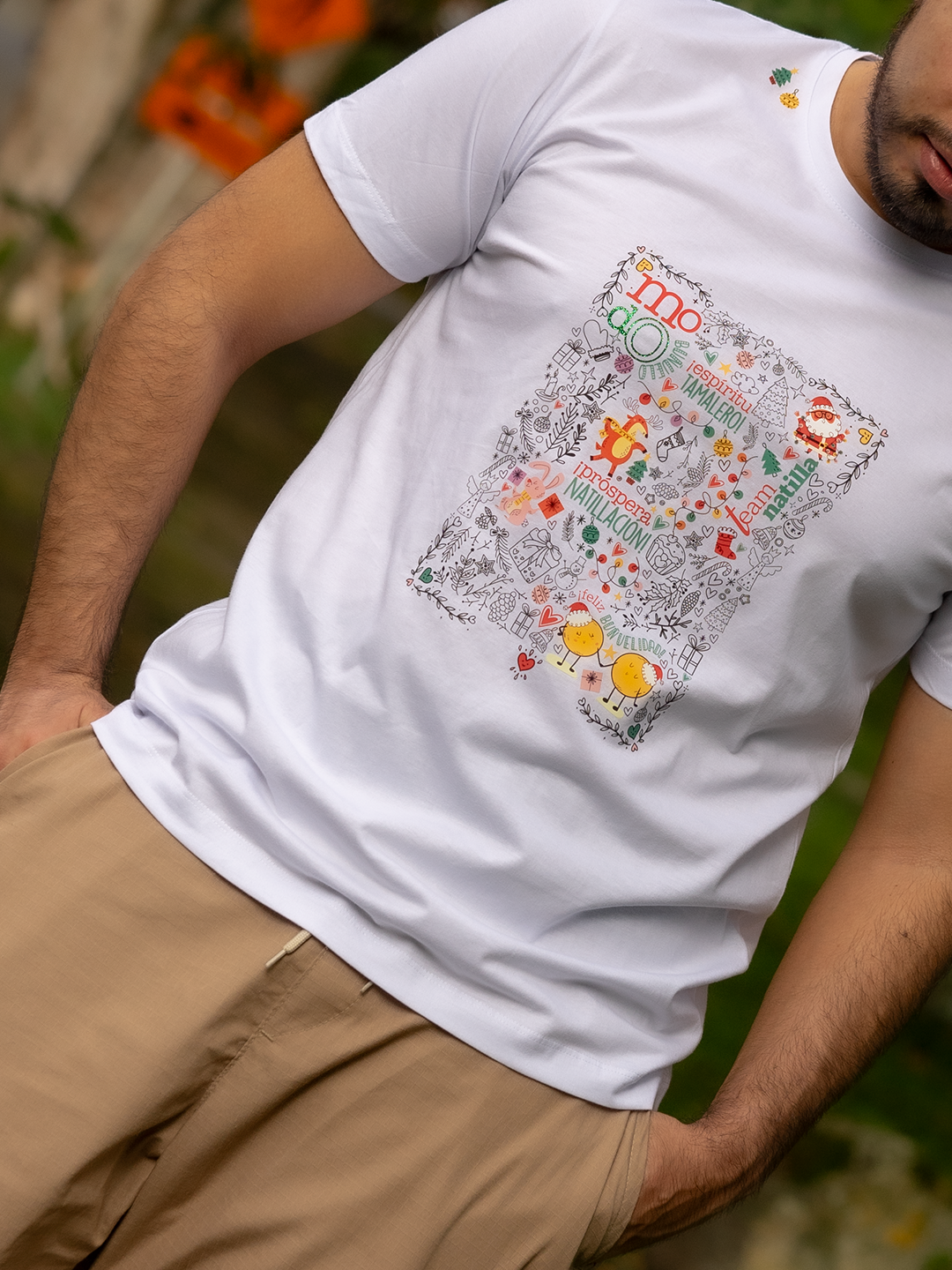 Camiseta Unisex Navidad de mi Tierra