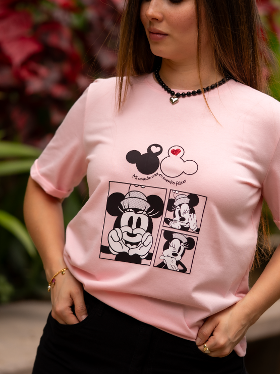 Camiseta Minnie & Mickey