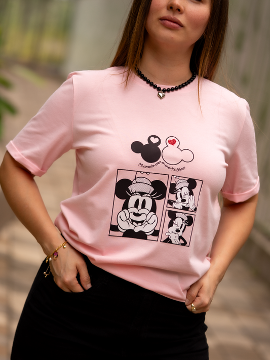 Camiseta Minnie & Mickey