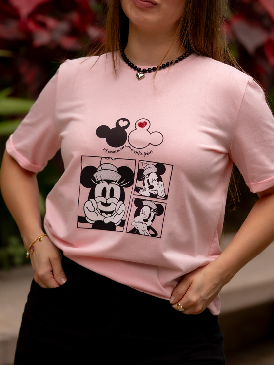 Camiseta Minnie & Mickey