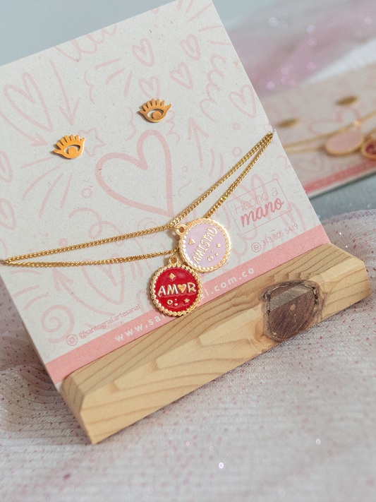 Set Manilla Red Love Charm