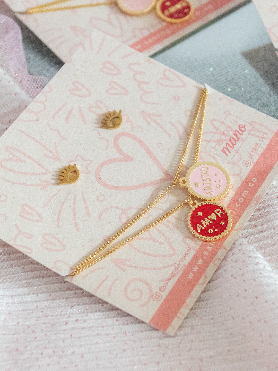 Set Manilla Red Love Charm