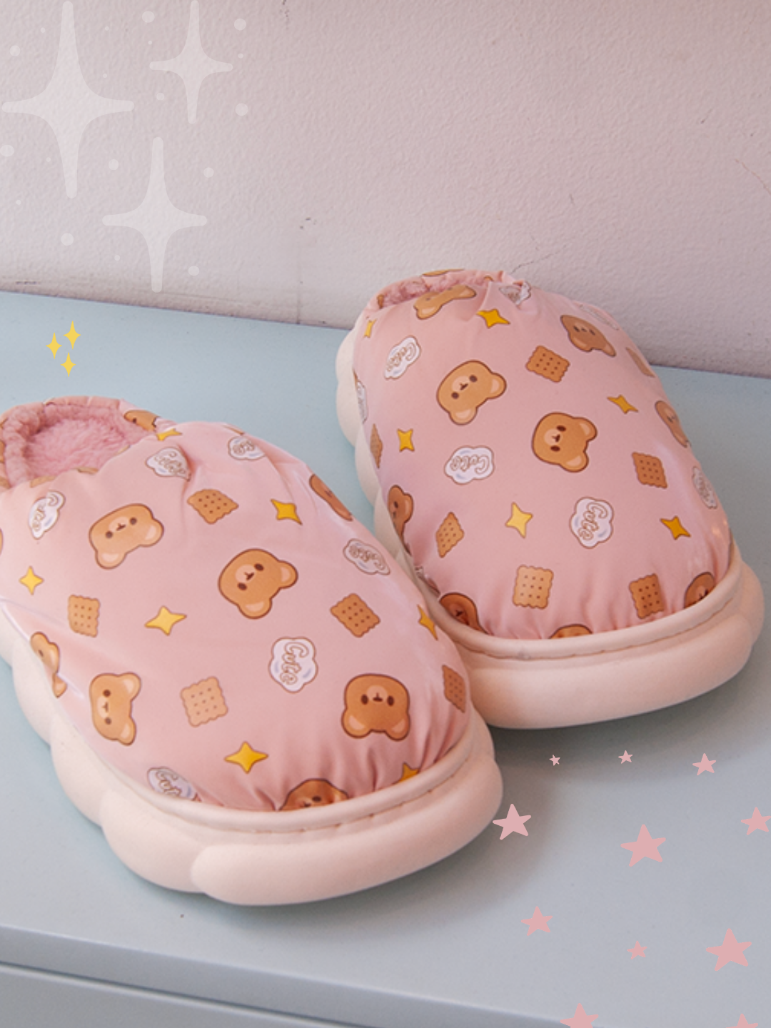 Babuchas Ositos Rosa