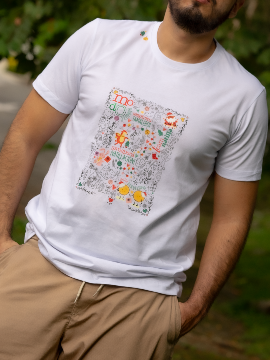 Camiseta Unisex Navidad de mi Tierra