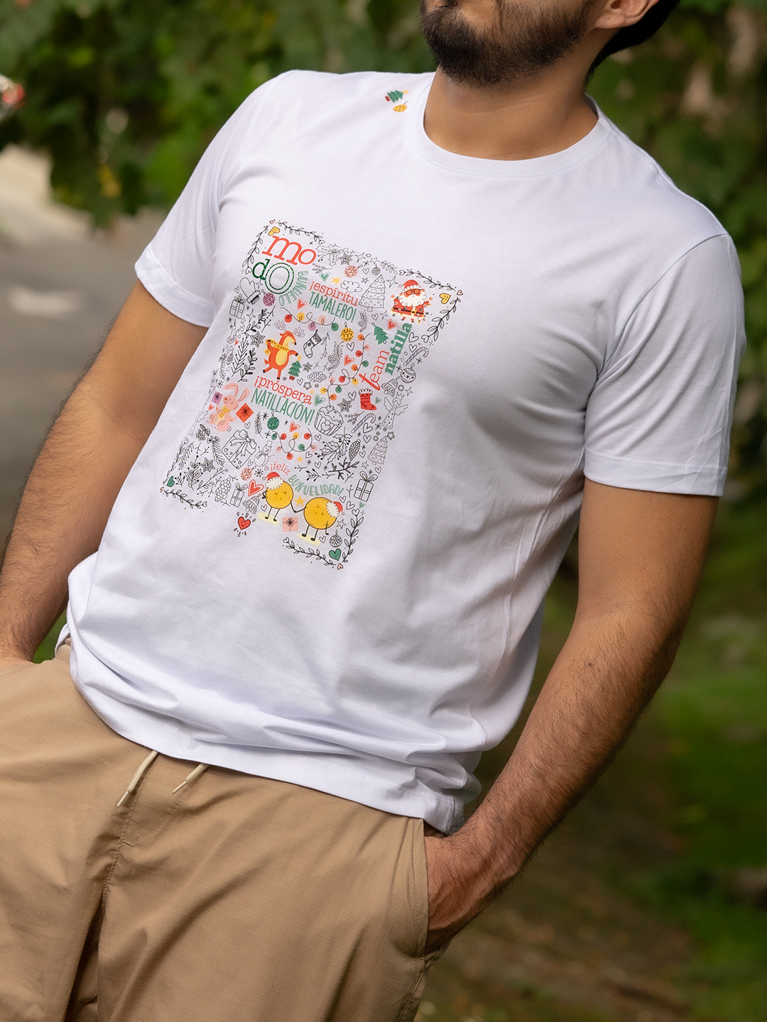 Camiseta Unisex Navidad de mi Tierra