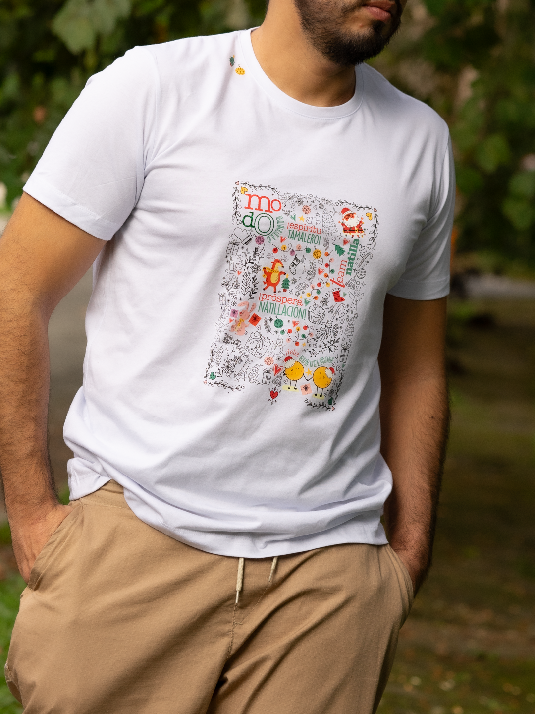 Camiseta Unisex Navidad de mi Tierra