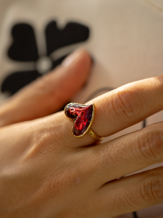 Anillo Corazón Invernal