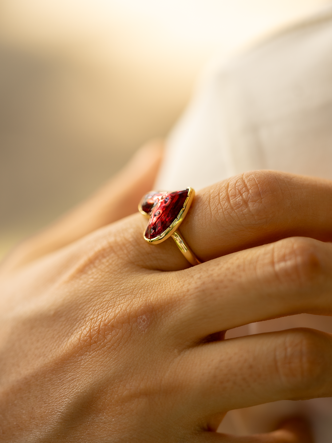 Anillo Corazón Invernal