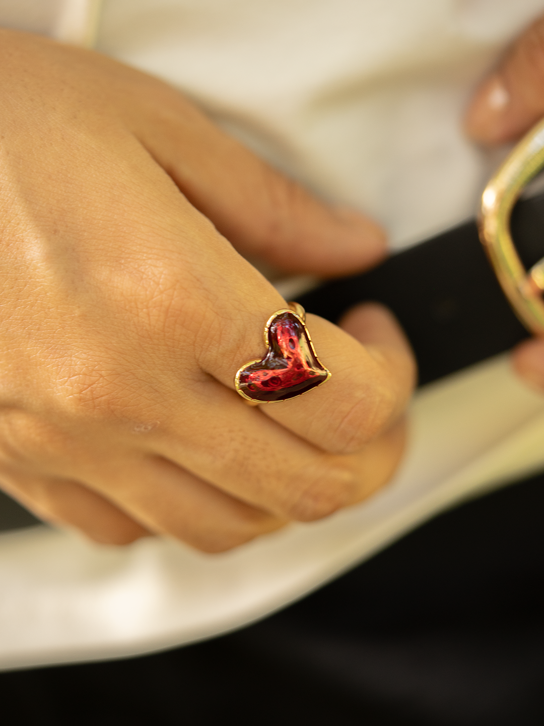 Anillo Corazón Invernal