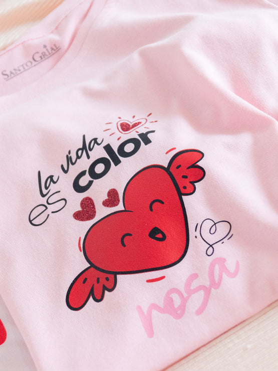 Pijama Pantalon Corazones Red