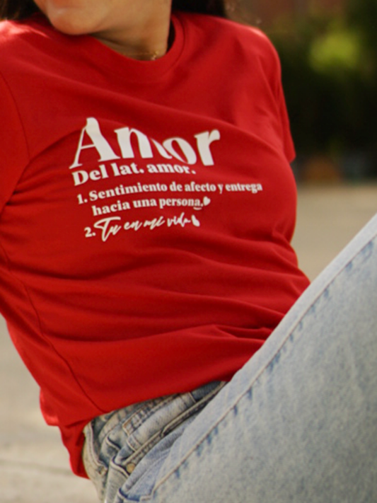 Camiseta Amor En Latín