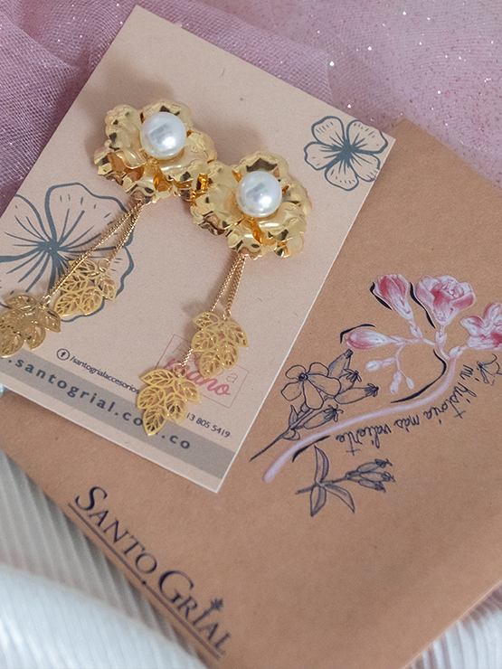Aretes Florecer