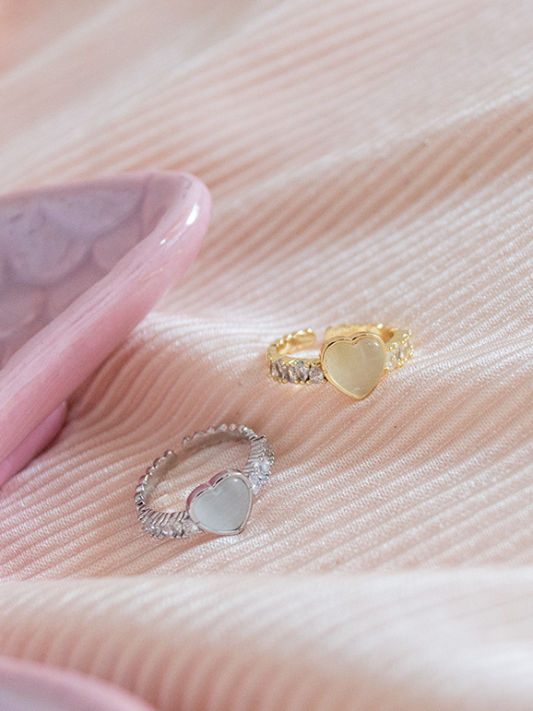 Anillo Corazón de Luna