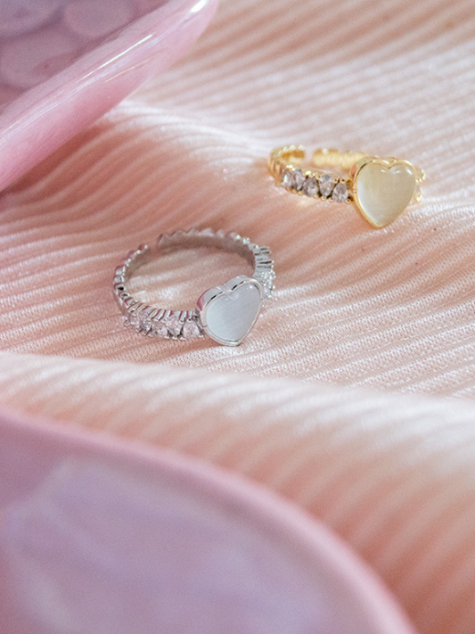 Anillo Corazón de Luna