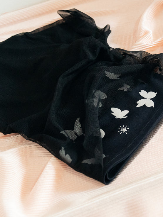 Camiseta y Malla Bluson Corto Mariposas