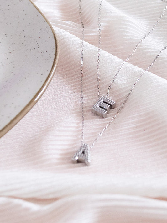 Collar Letra Silver
