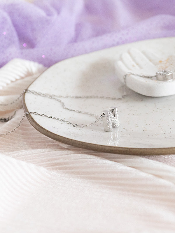 Collar Letra Silver
